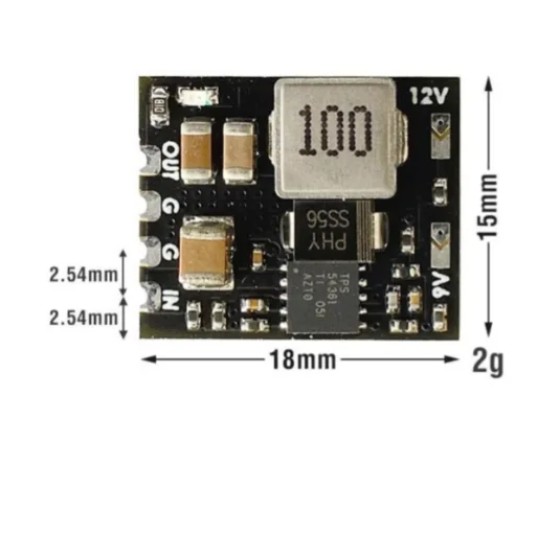 Mateksys BEC 6-60V to 12V-ADJ Wide Range RC Racing Drone Accessories Operating Input 6V to 60V